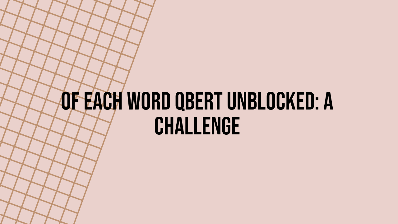 Qbert Unblocked