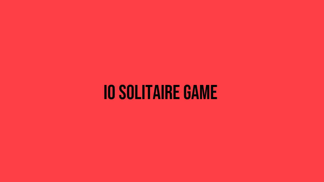 io solitaire