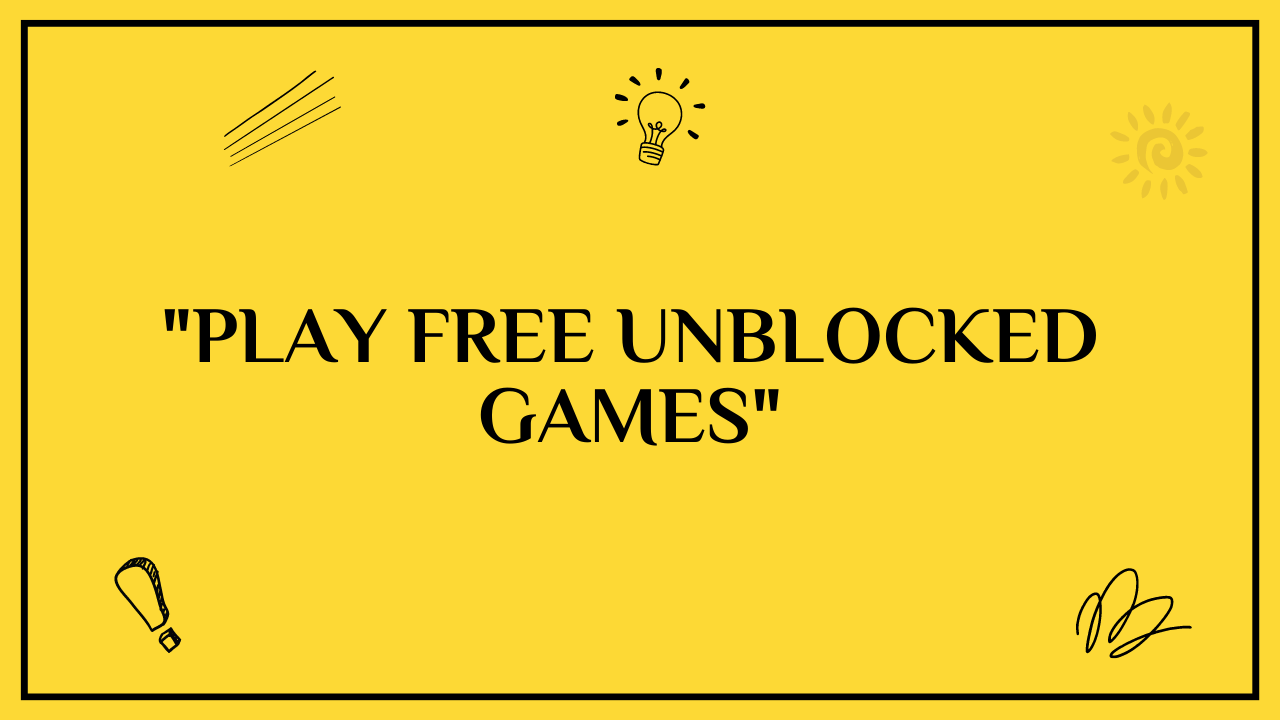 free unblocked games