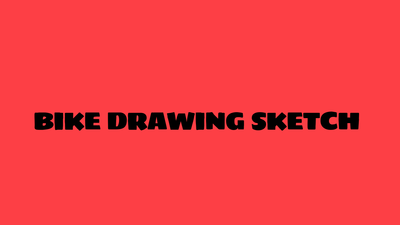 Bike Drawing Sketch