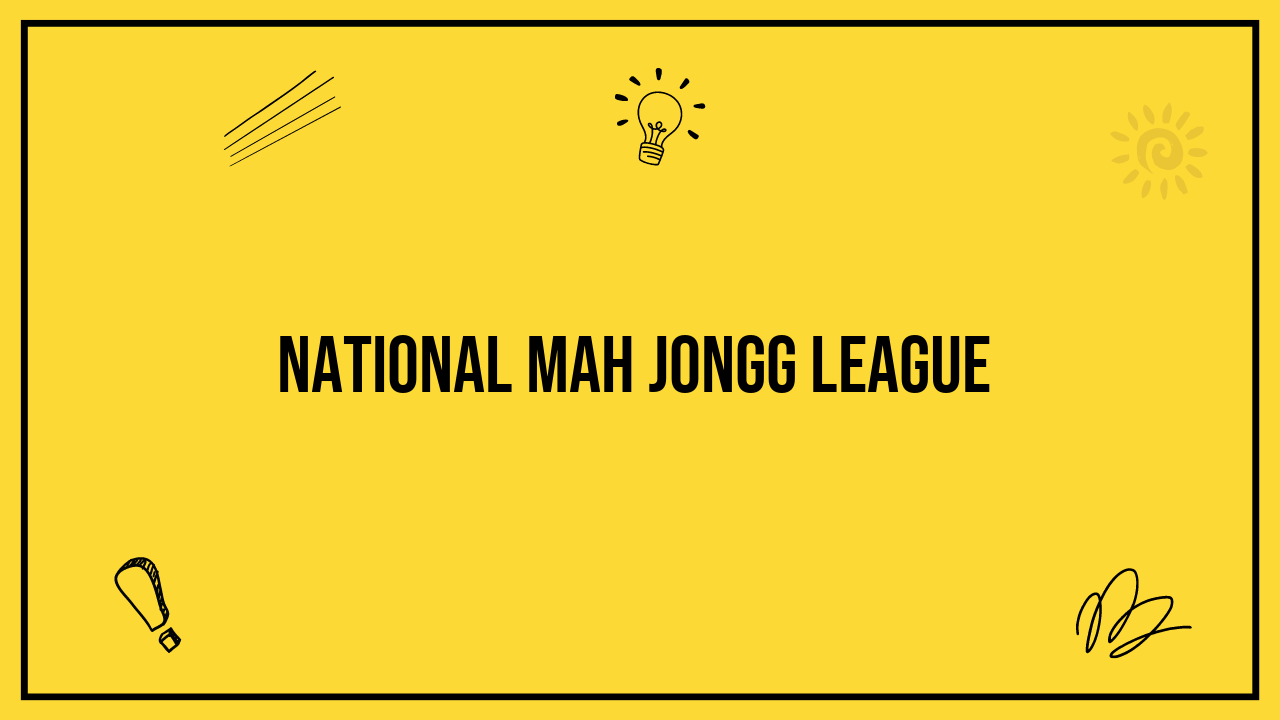 national mah jongg league