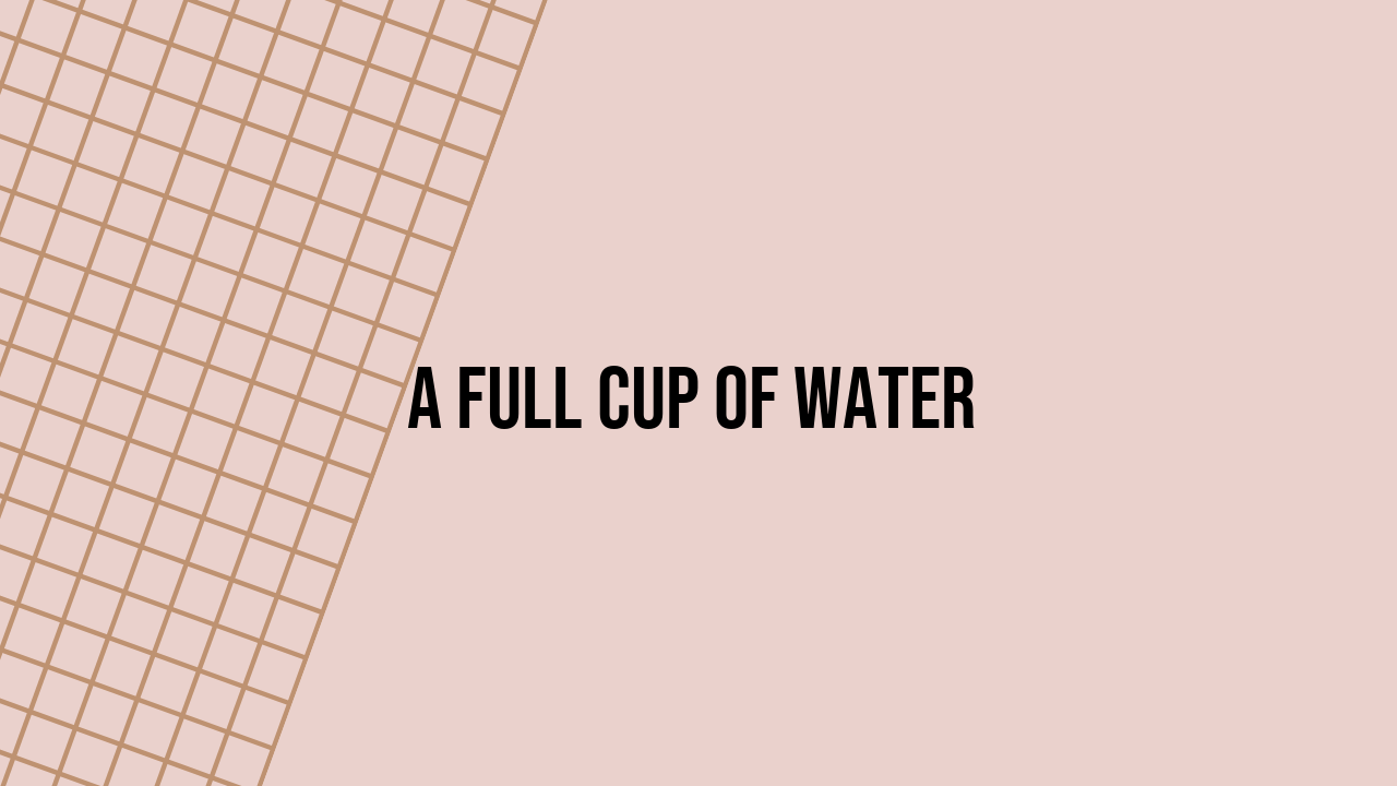 water cup