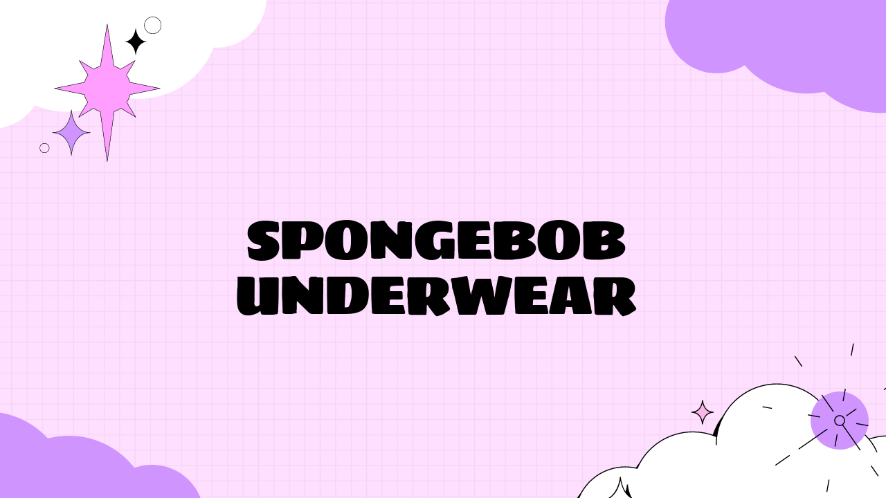 spongebob underwear