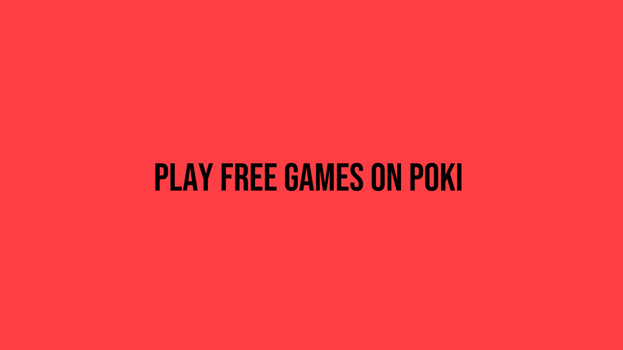 free games poki