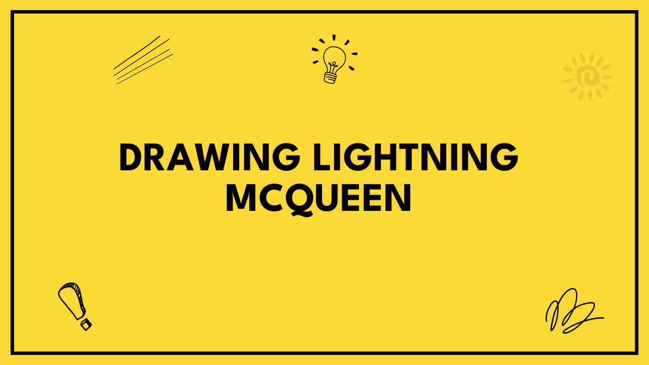 Drawing Lightning McQueen