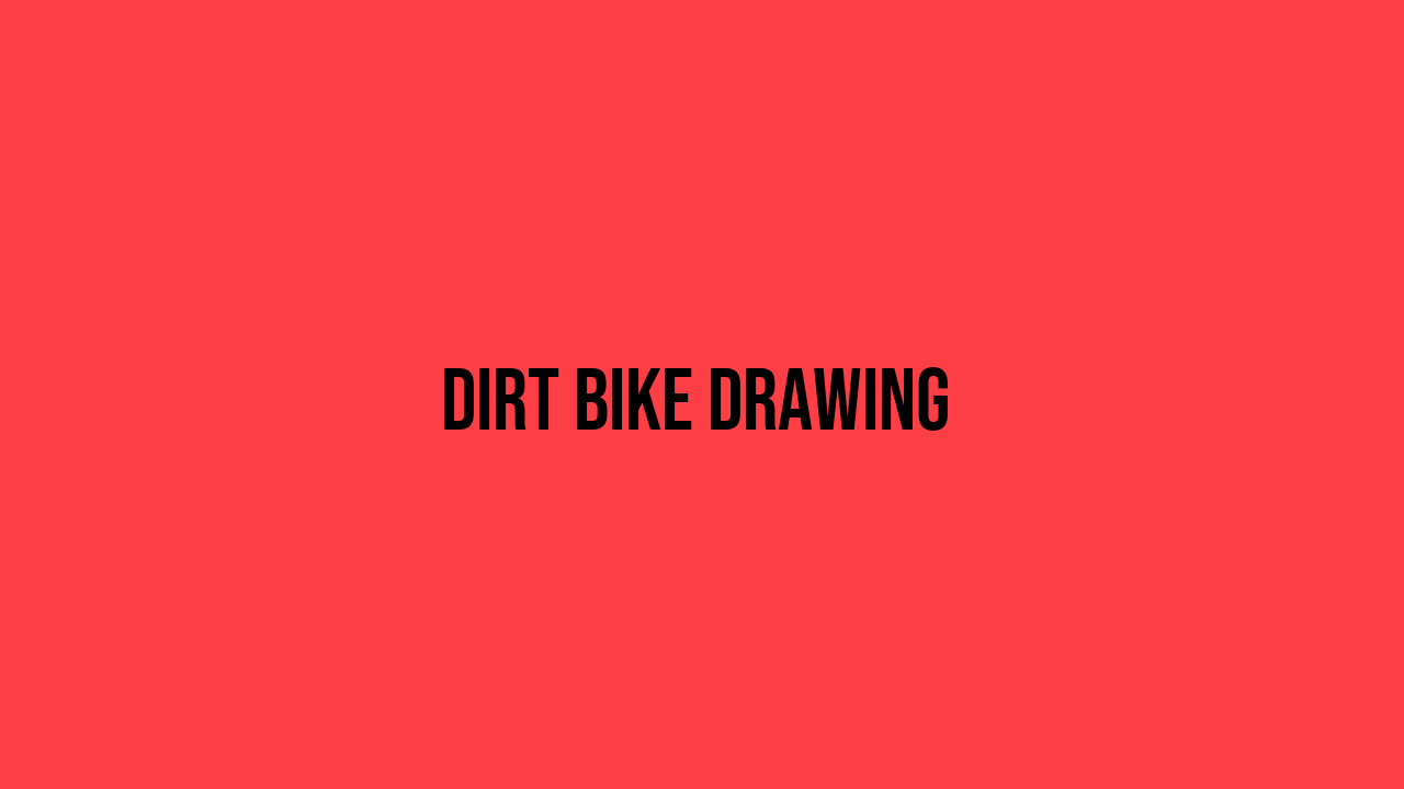 dirt bike drawing