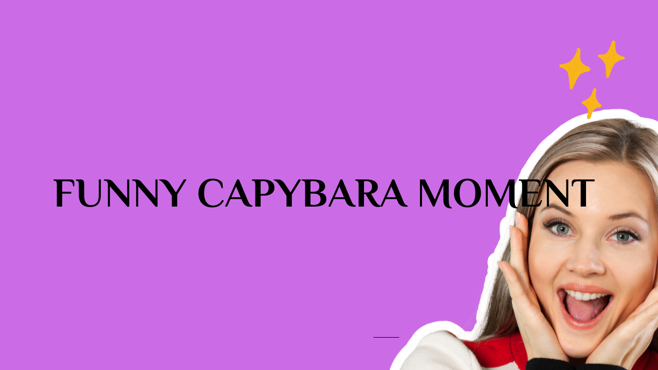 funny capybara