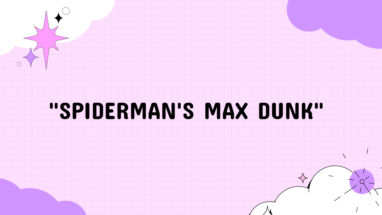 spiderman dunk