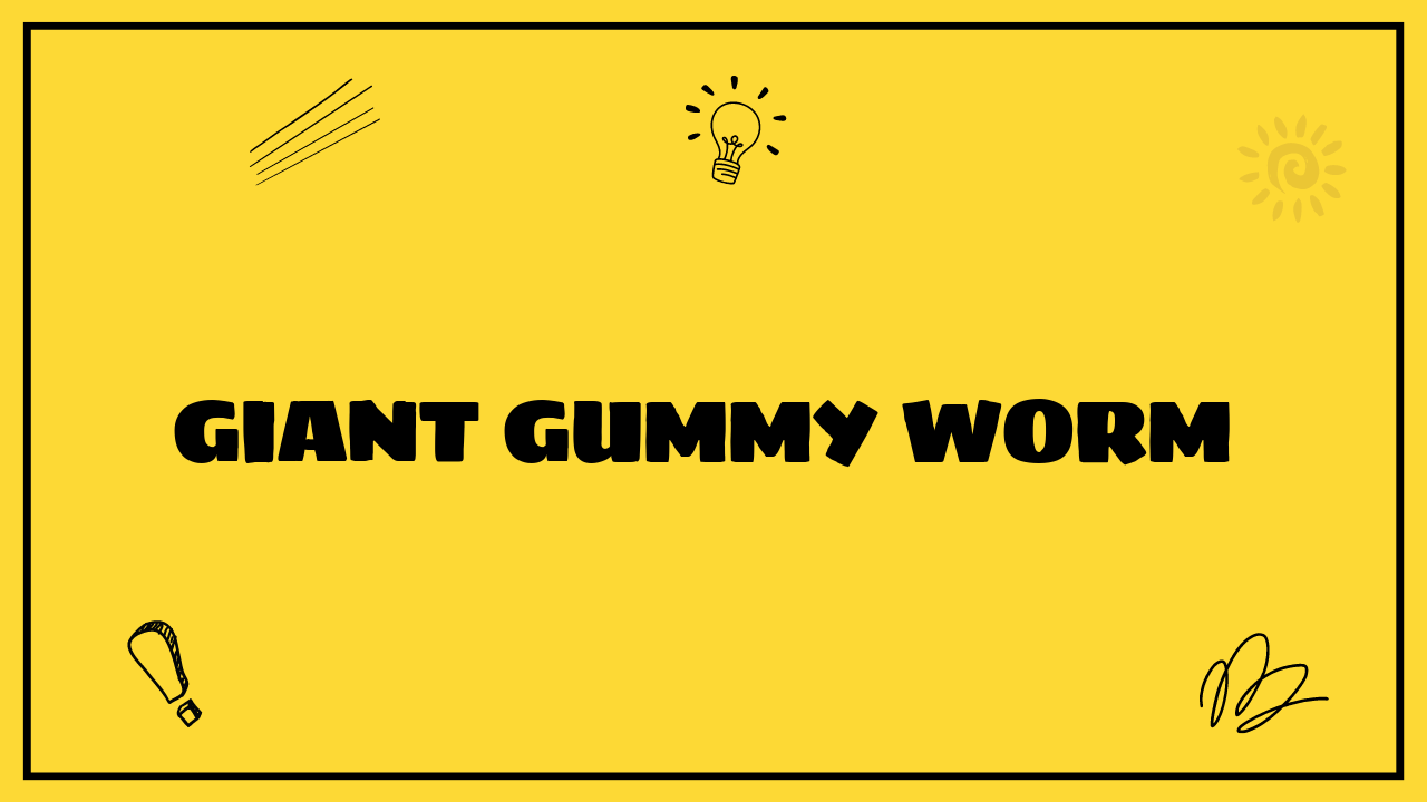 Giant Gummy Worm