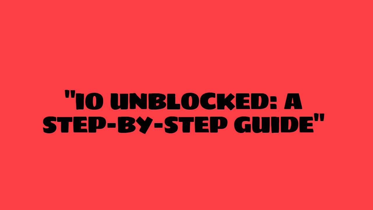 io unblocked