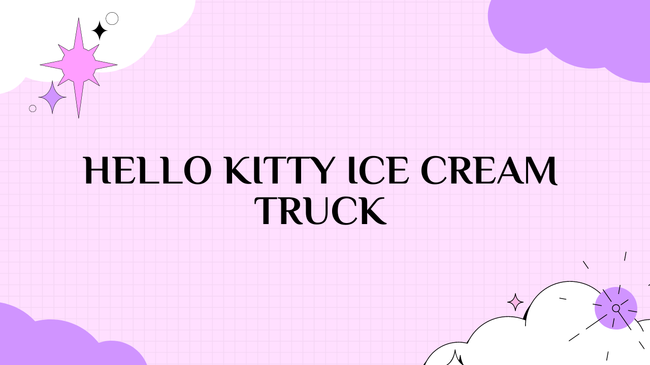 hello kitty ice cream truck