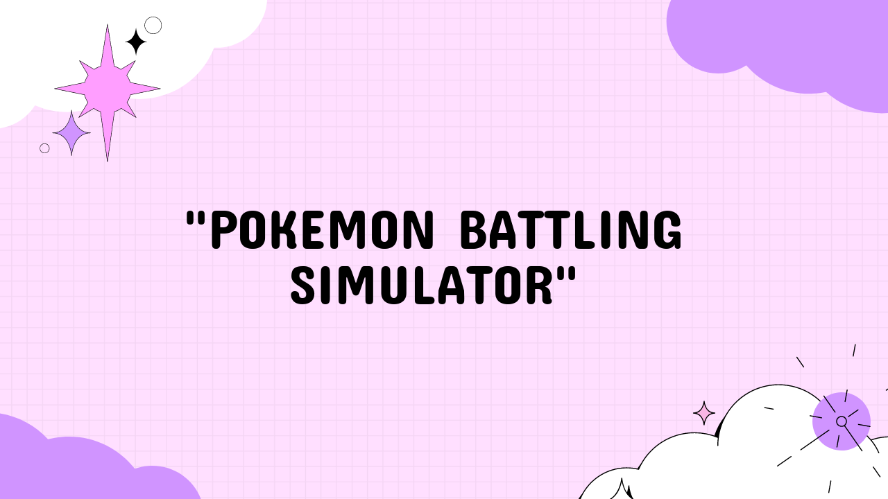 pokemon battling simulator