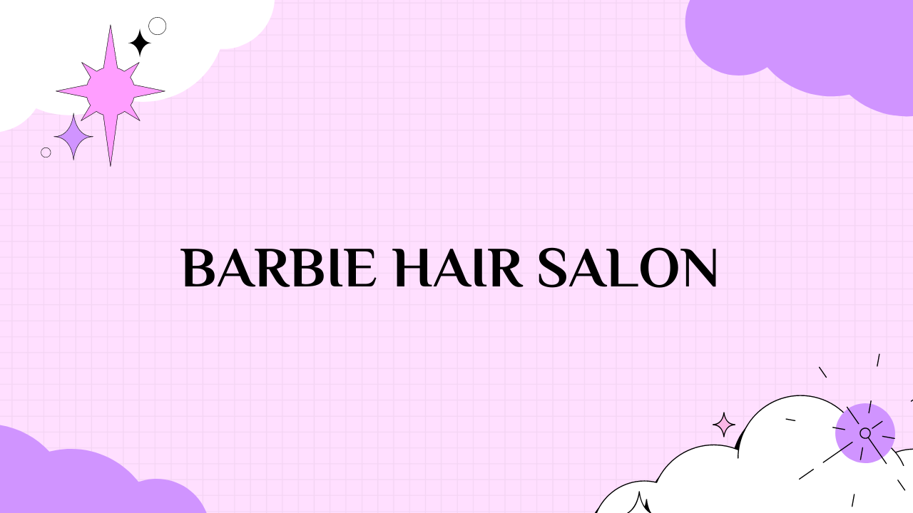 barbie hair salon