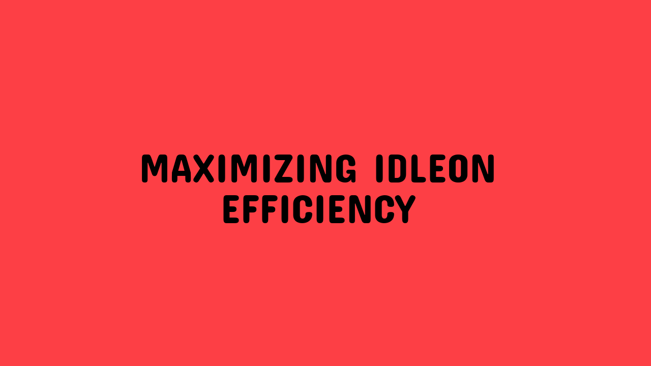 idleon efficiency