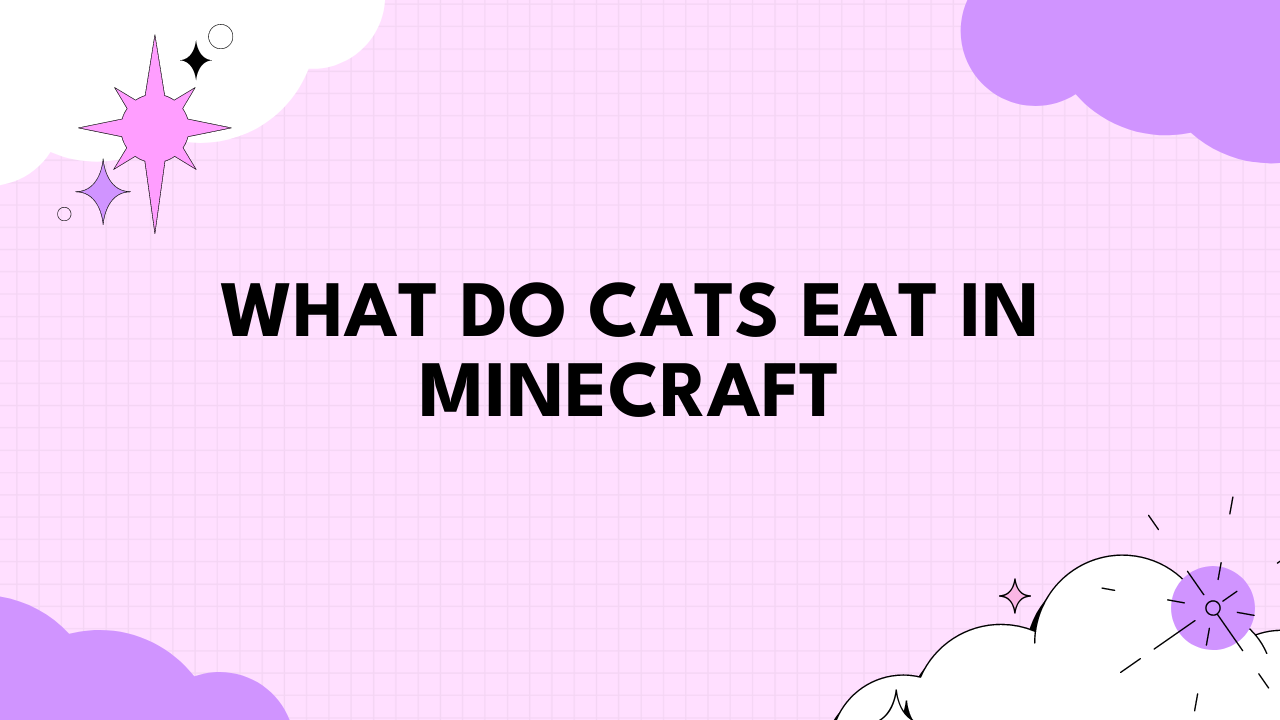 what does cats eat in minecraft
