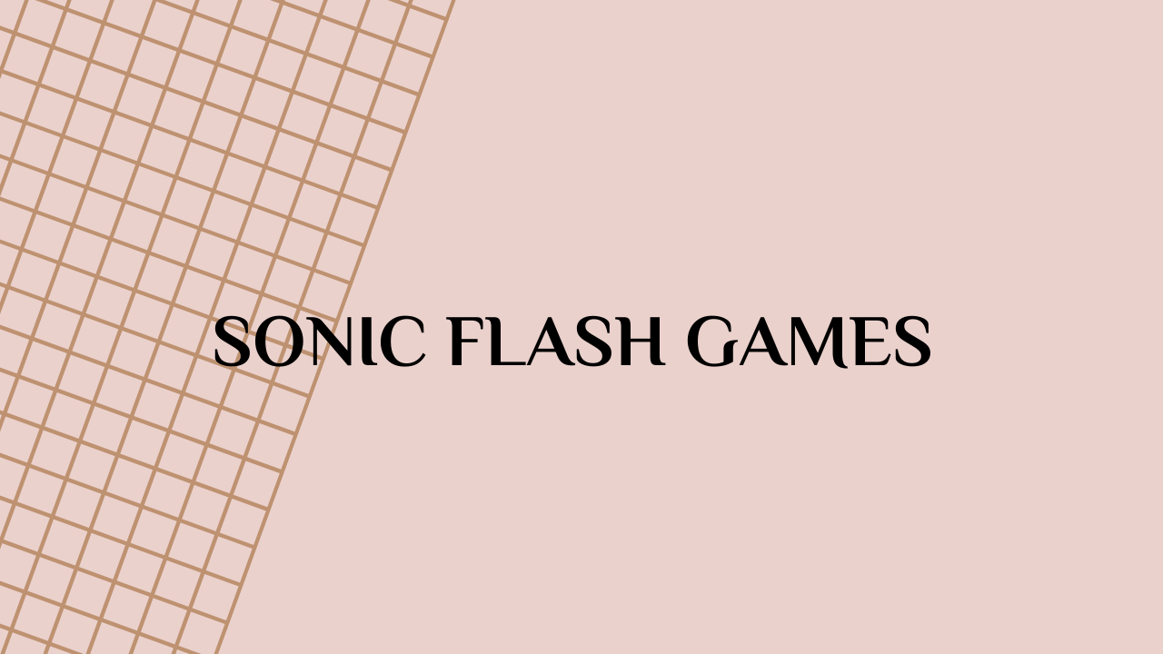 sonic flash games