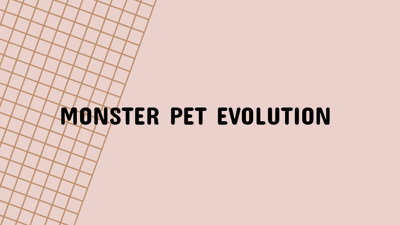 monster pet evolution