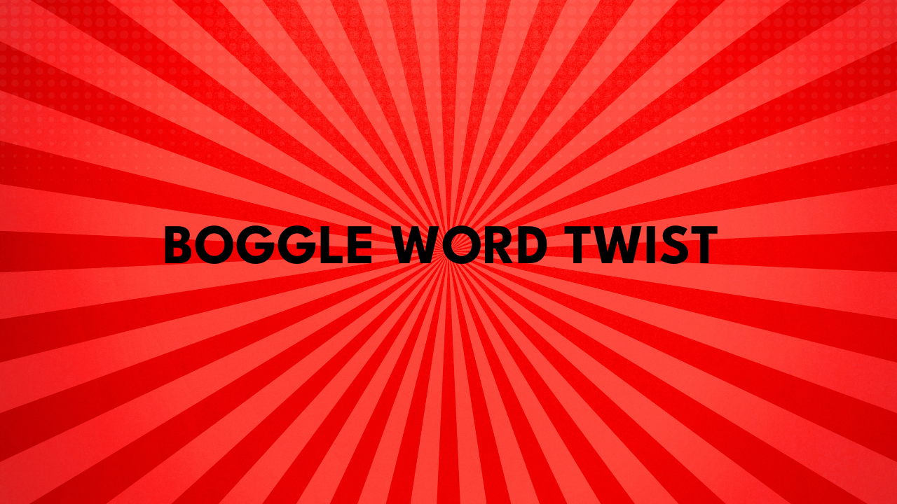 Boggle Word Twist