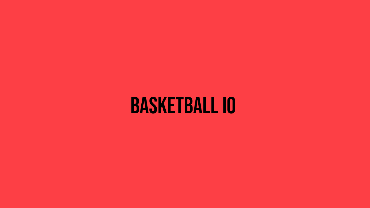 basketball io