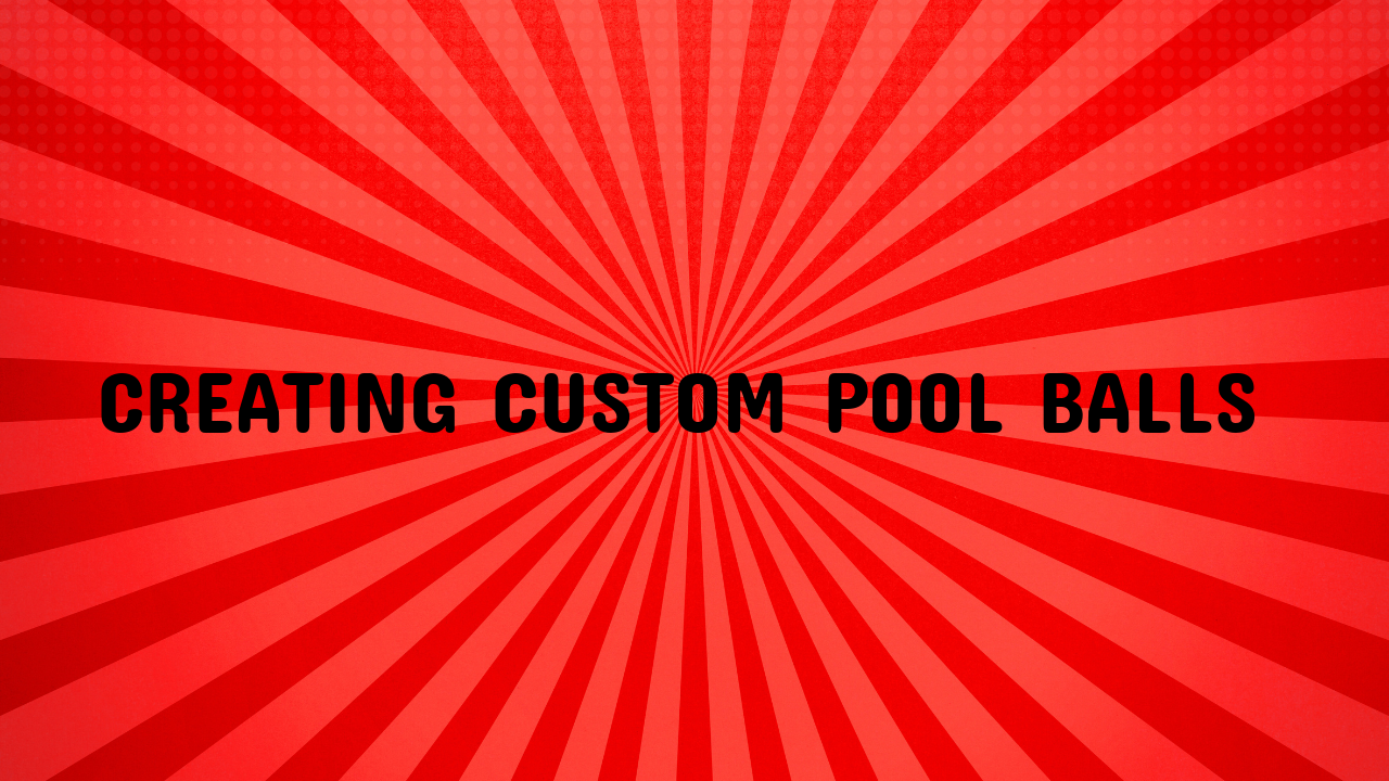 custom pool balls