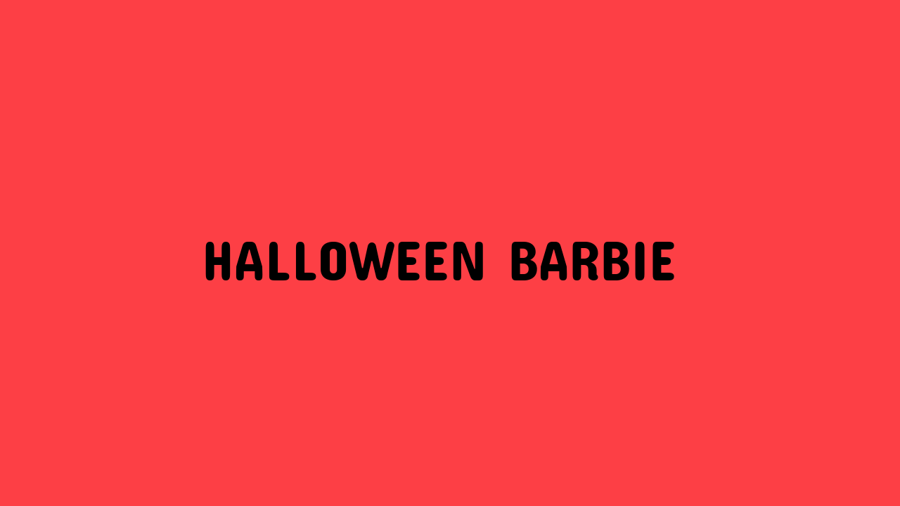 Halloween Barbie