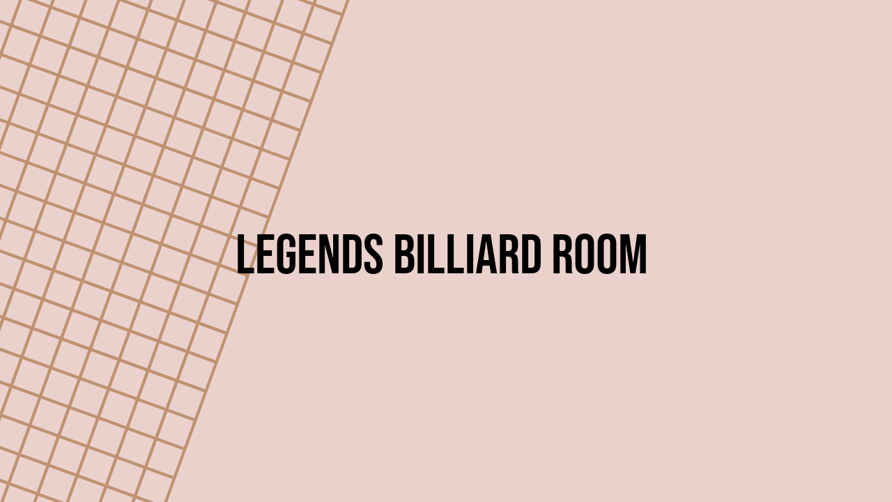legends billiard room