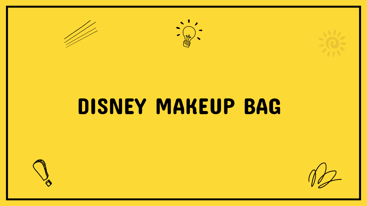 Disney Makeup Bag