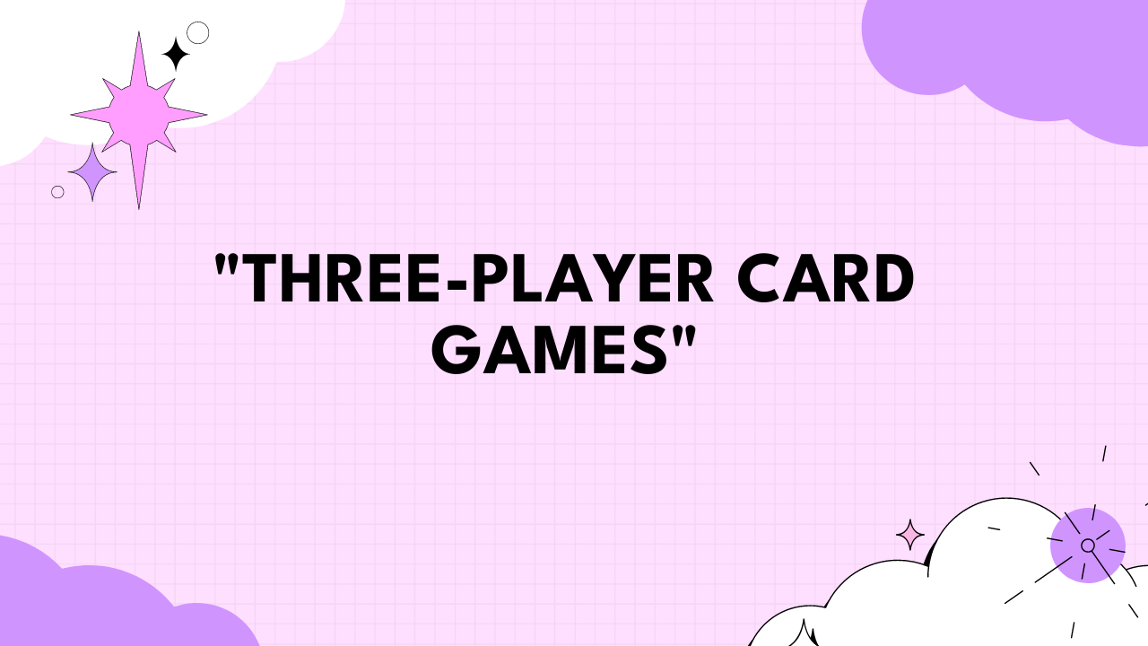 card games for 3