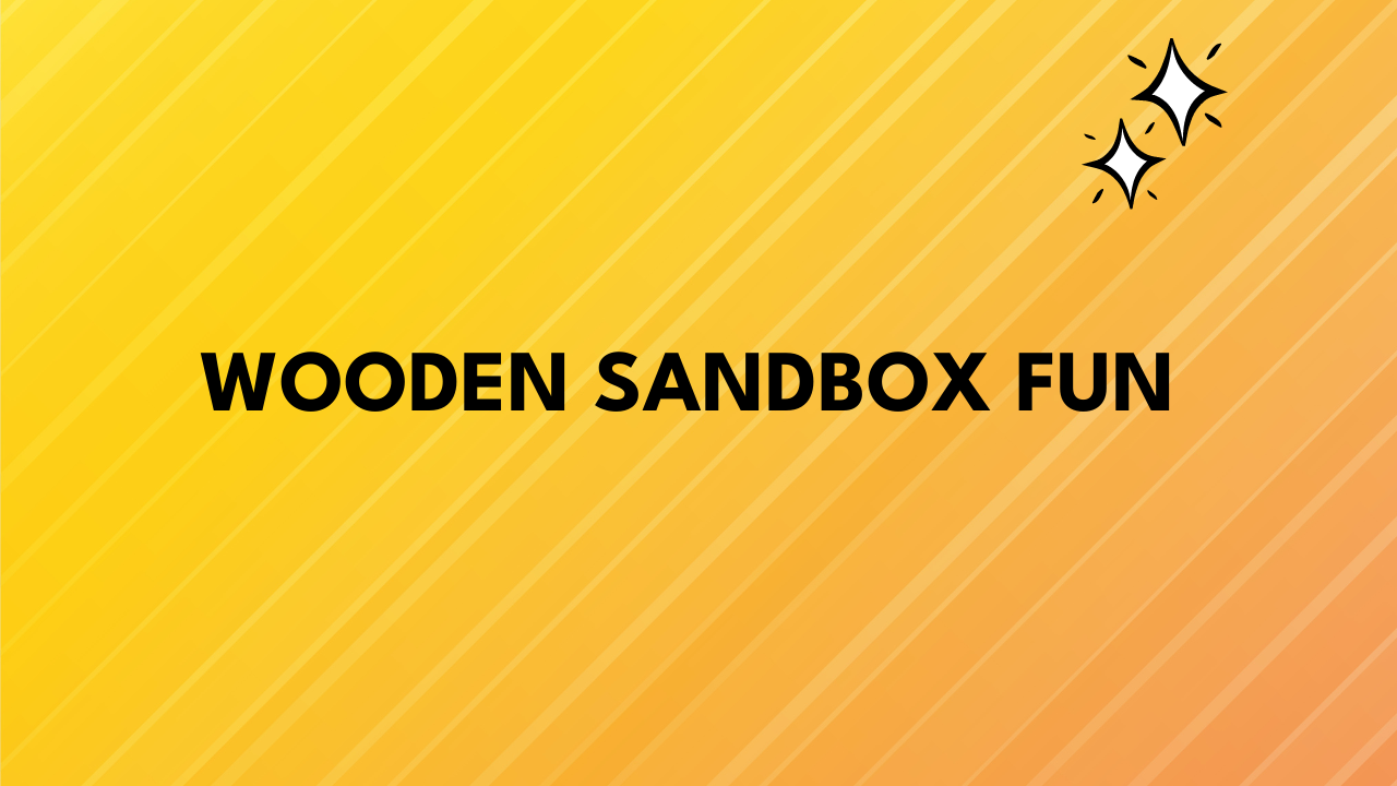 wooden sandbox