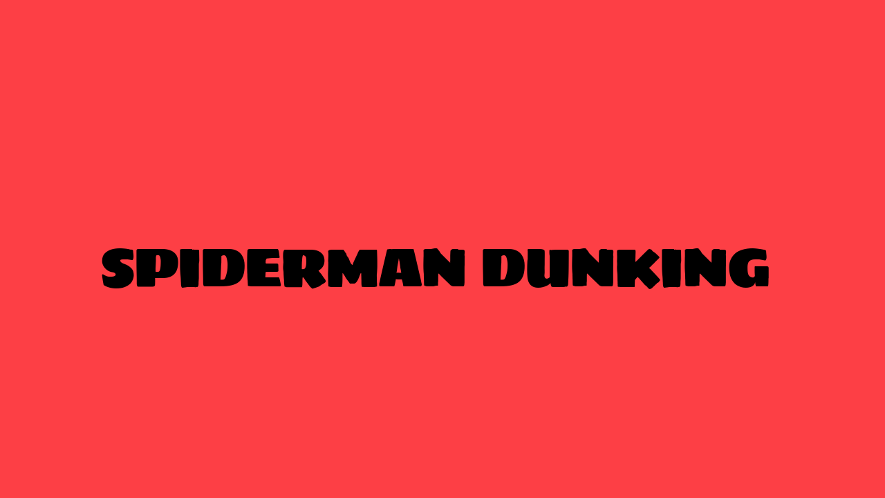 spiderman dunking