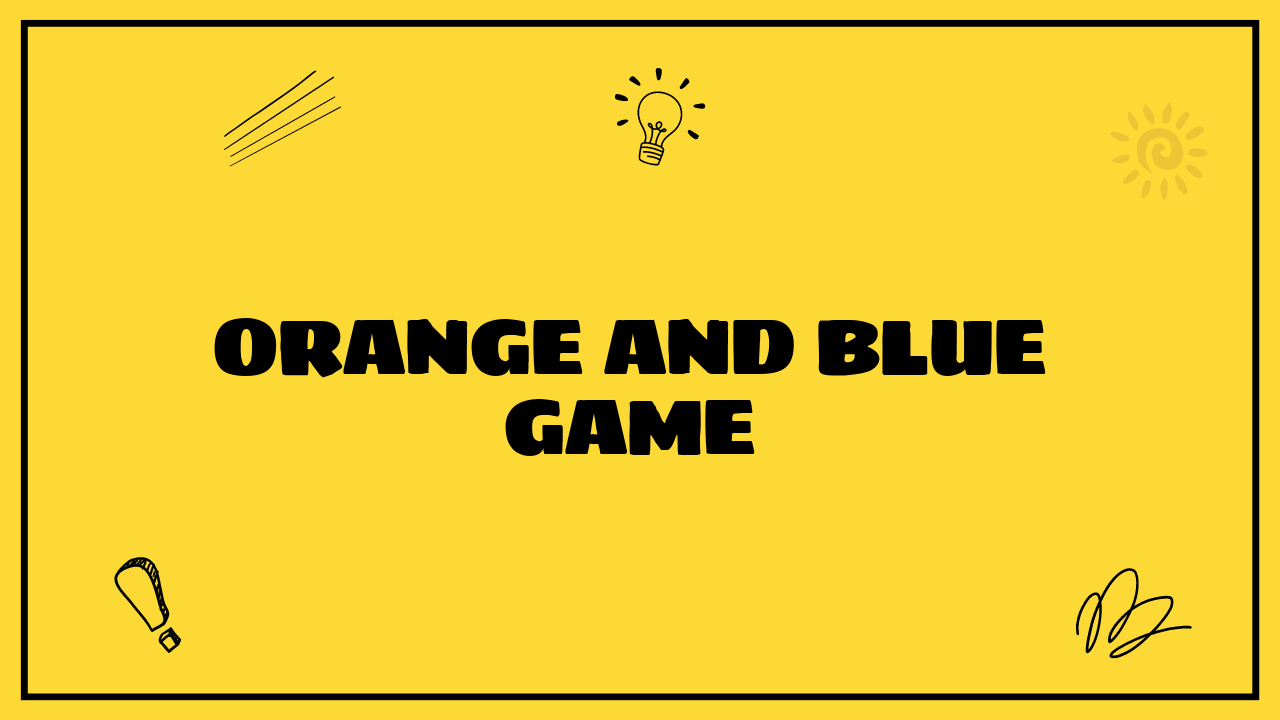 orange and blue game