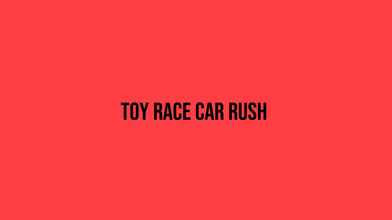 toy race car