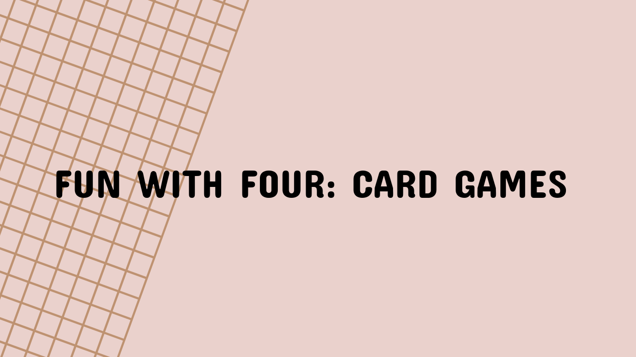card games for 4 people