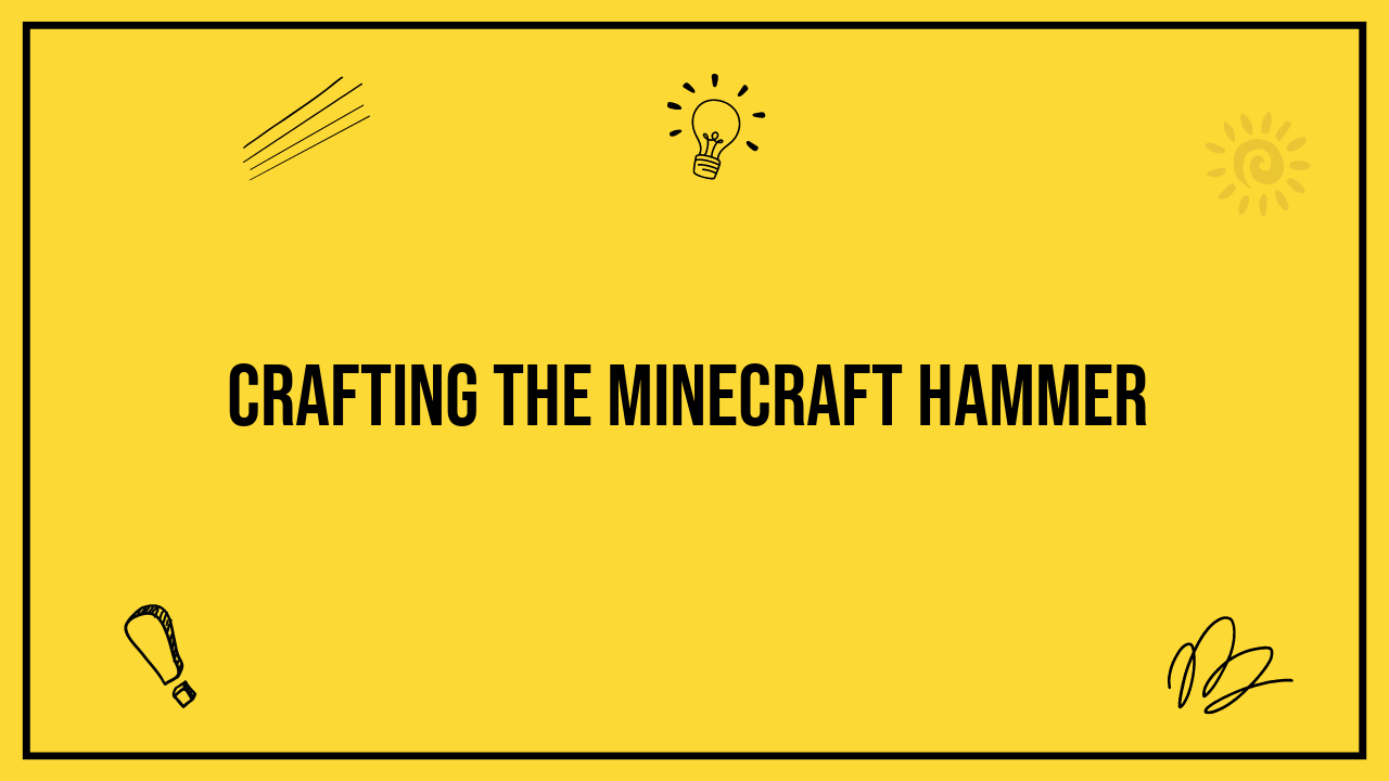 minecraft hammer