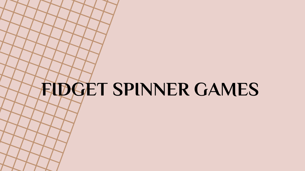fidget spinner games