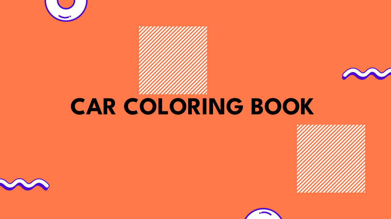 car coloring book