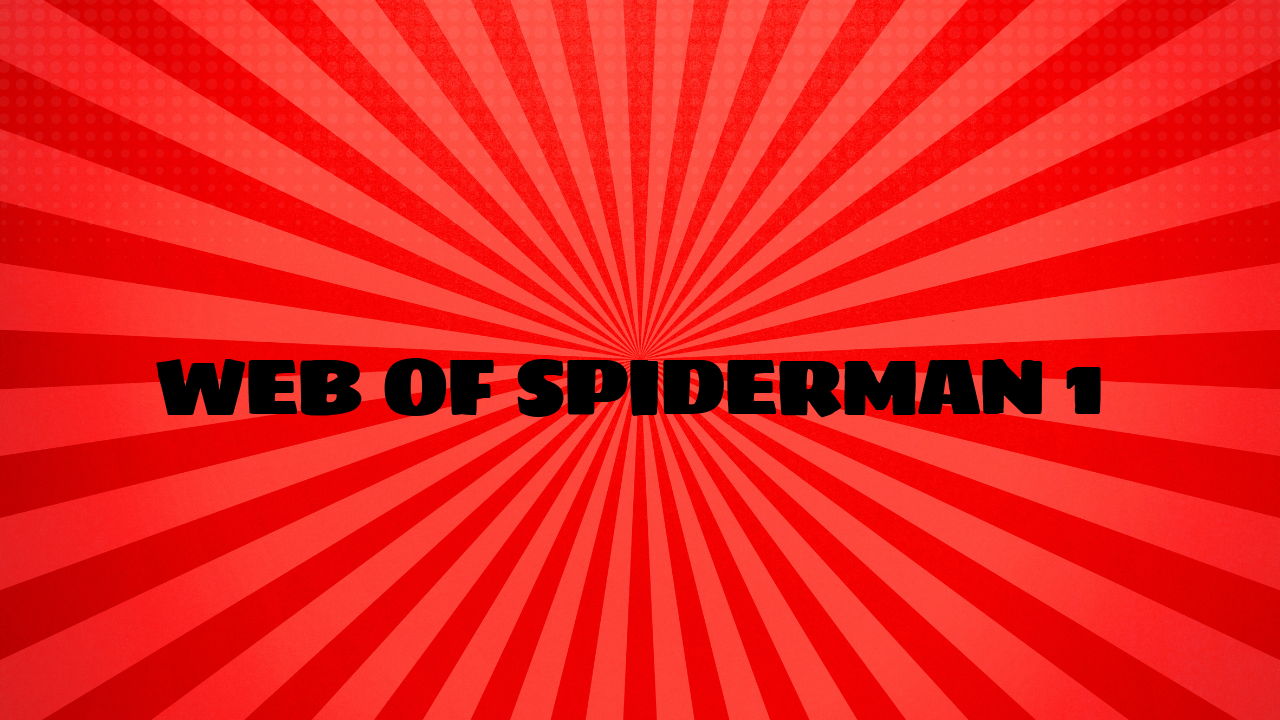 web of spiderman 1