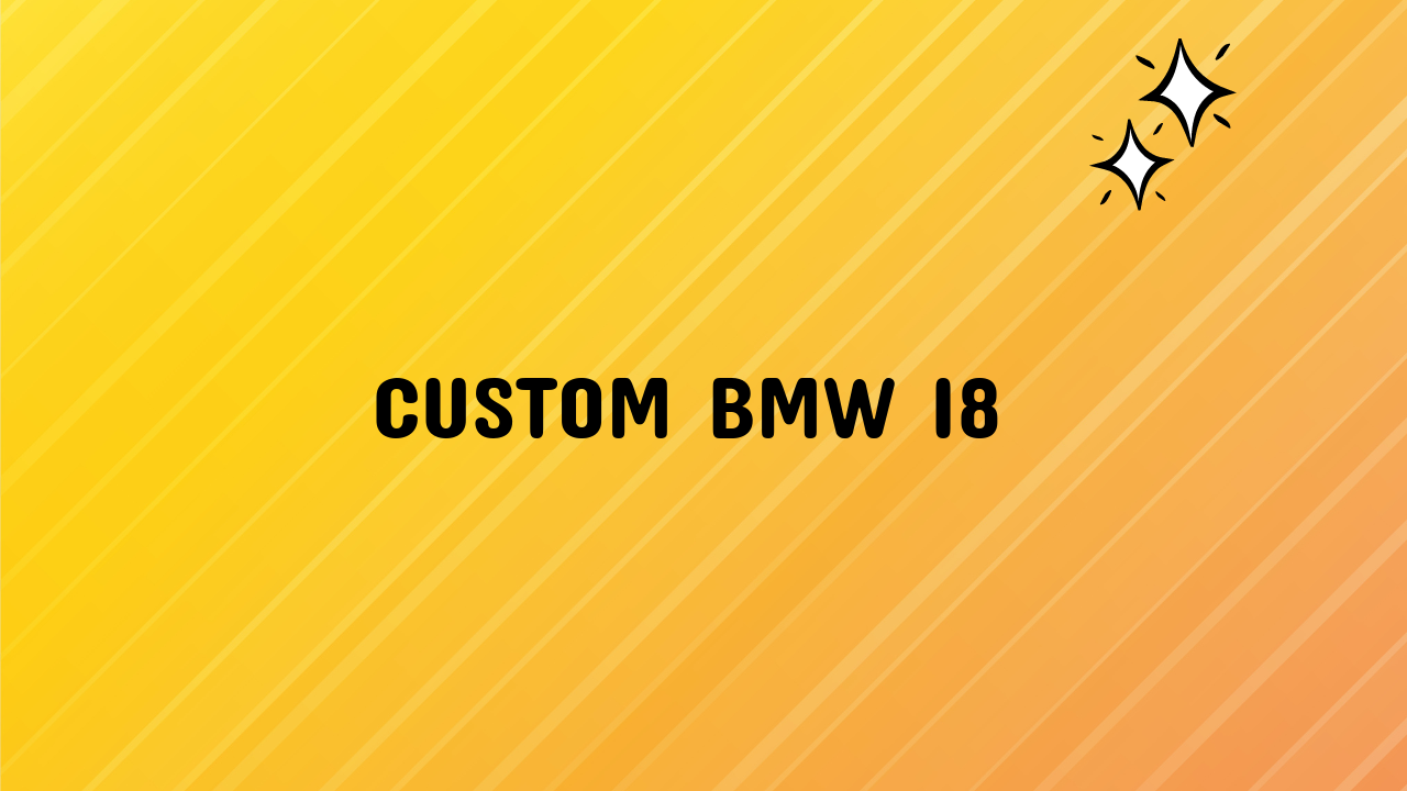 custom bmw i8