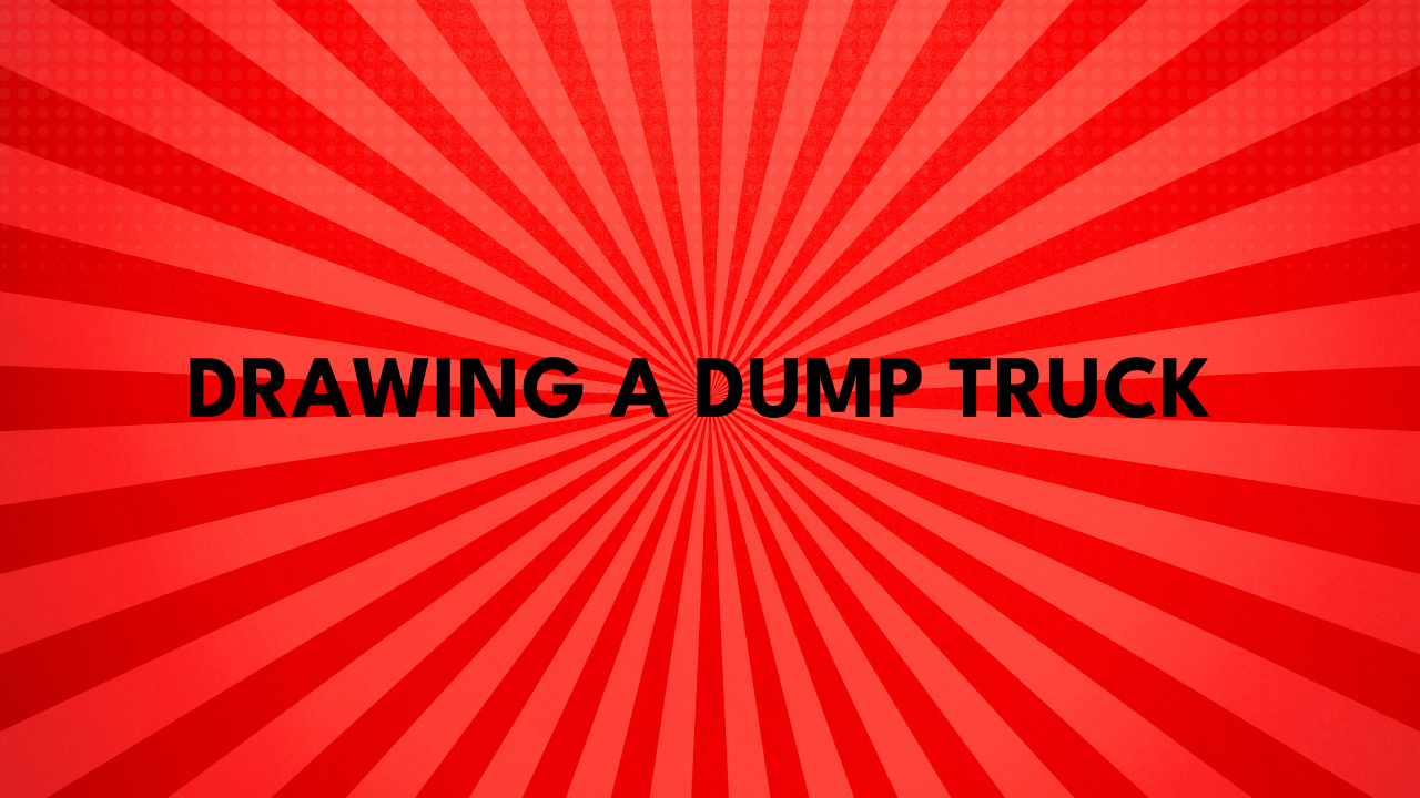 dump truck drawing