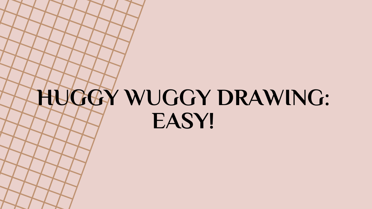 huggy wuggy drawing easy