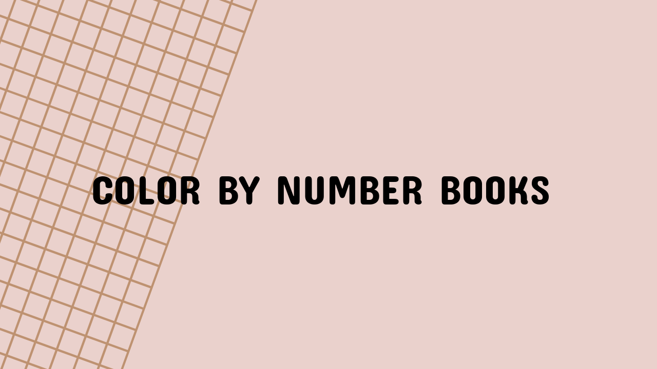 color by number books