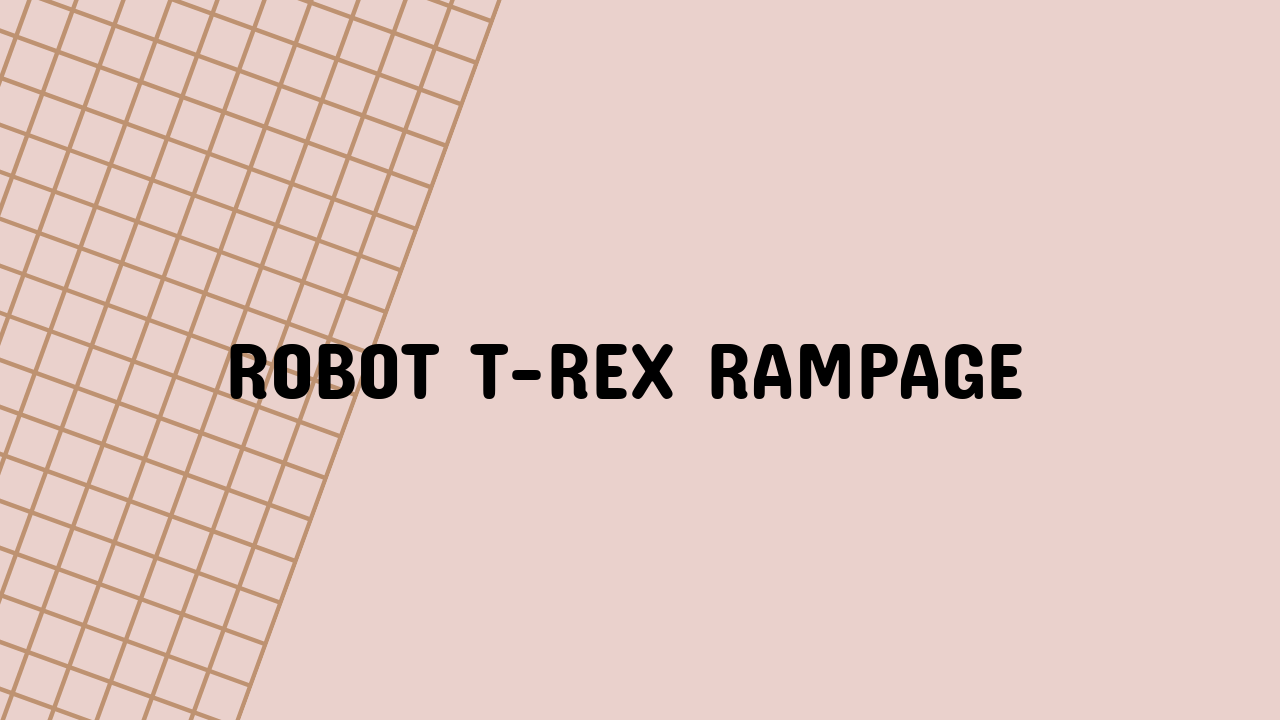 Robot T-Rex Rampage