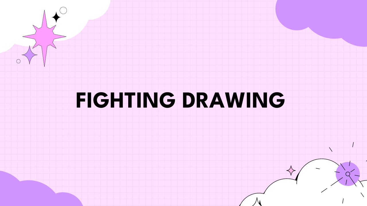 fighting drawing