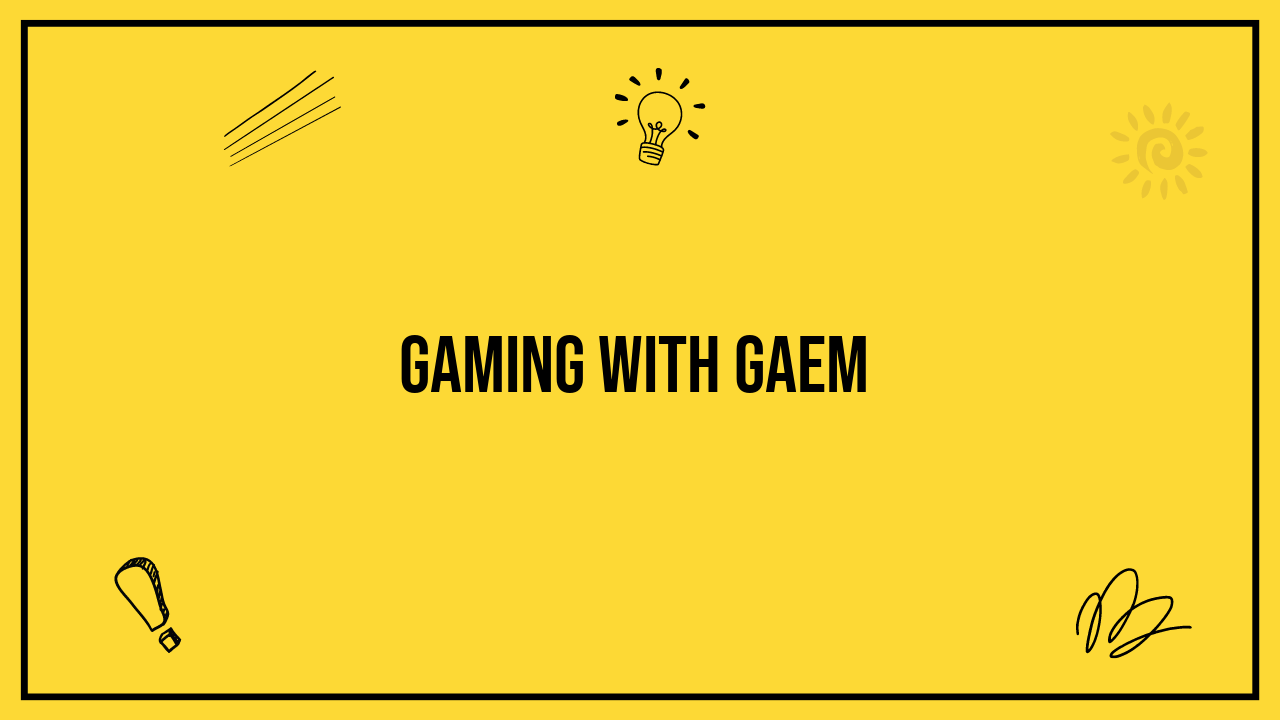 Gaming with Gaem