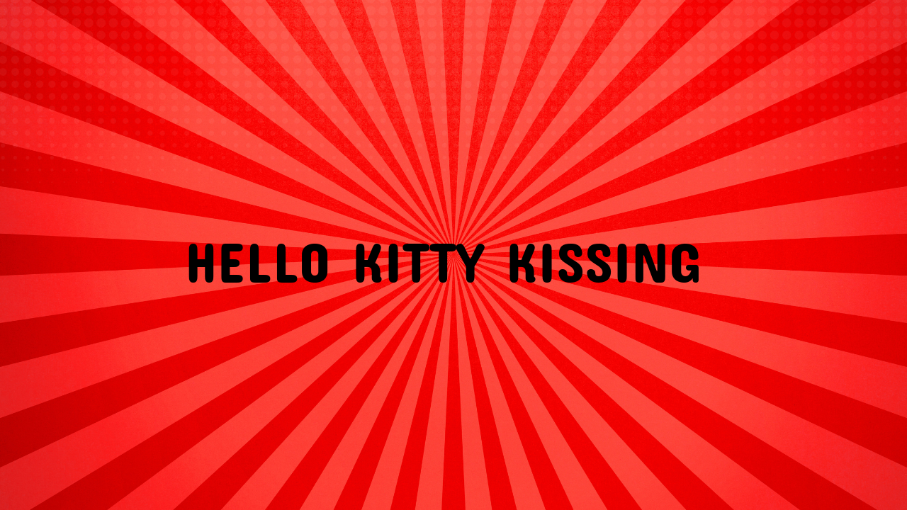 Hello Kitty Kissing