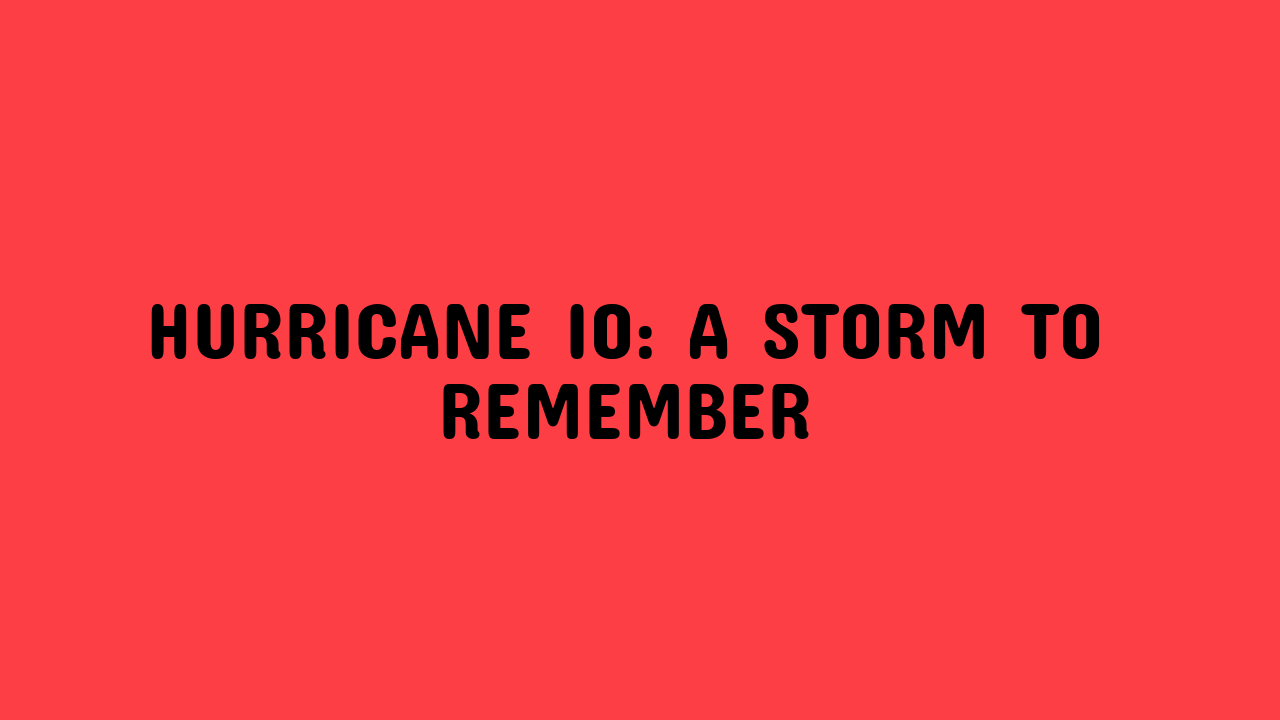 hurricane io