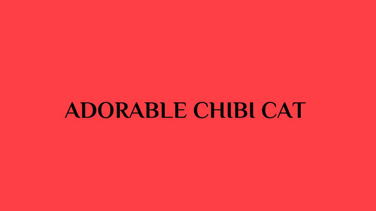 chibi cat