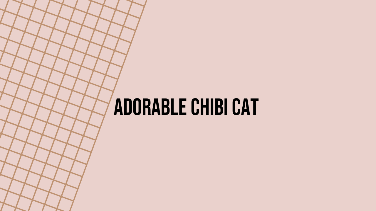 Adorable Chibi Cat