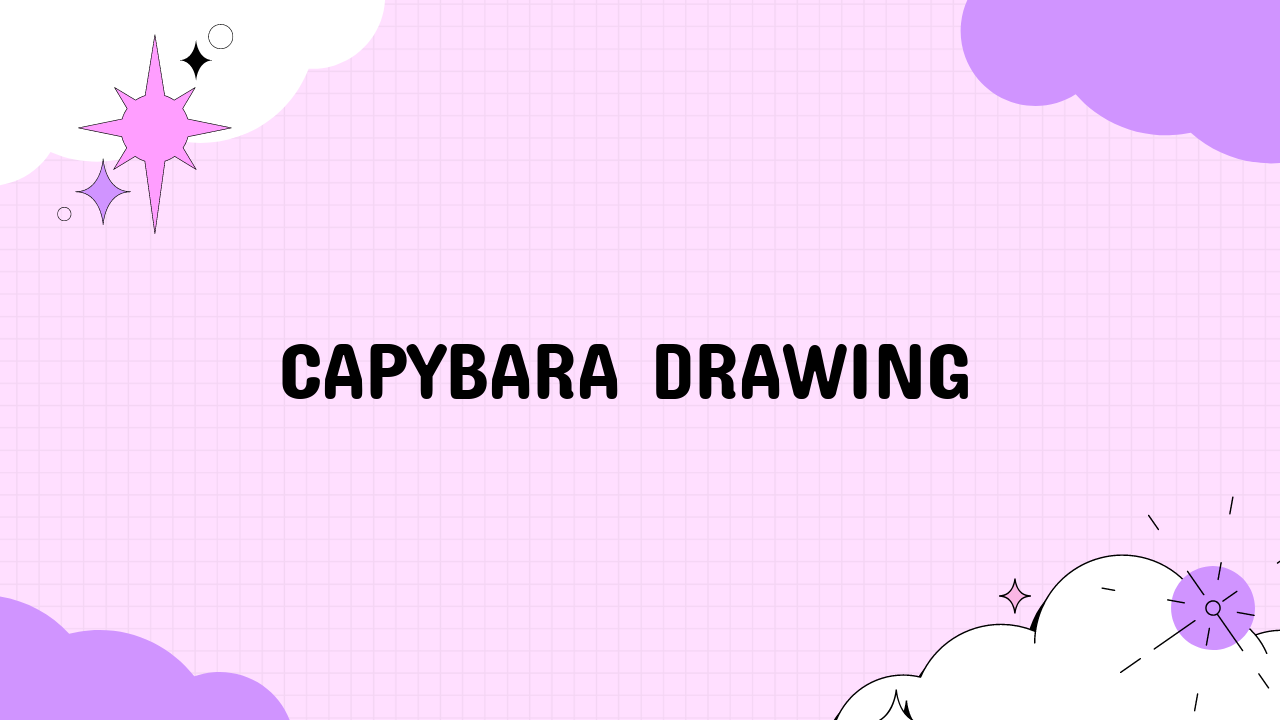 Capybara Drawing