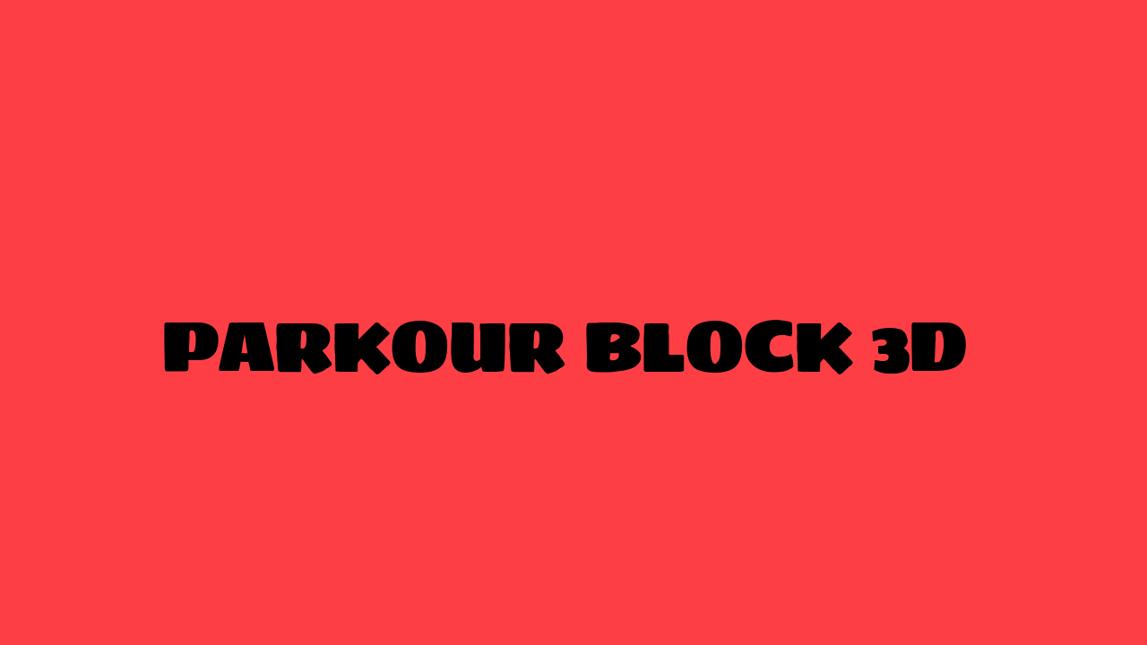 parkour block 3d